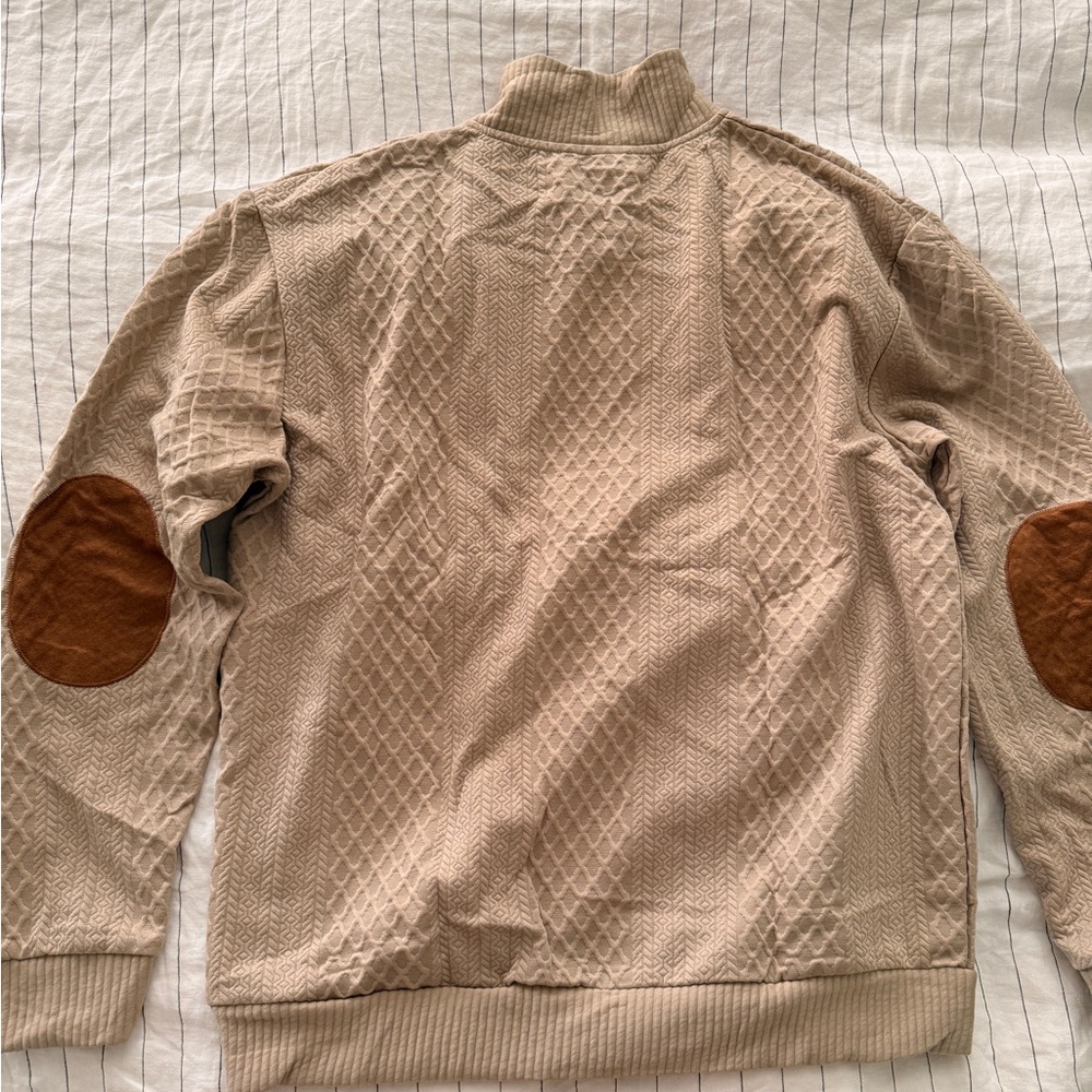 Men's Sweater with Elbow Patches - Picture 4 of 4